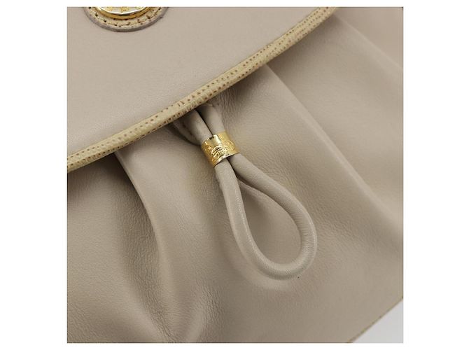 Céline CELINE Shoulder Bag Leather Beige Gold - vista 15