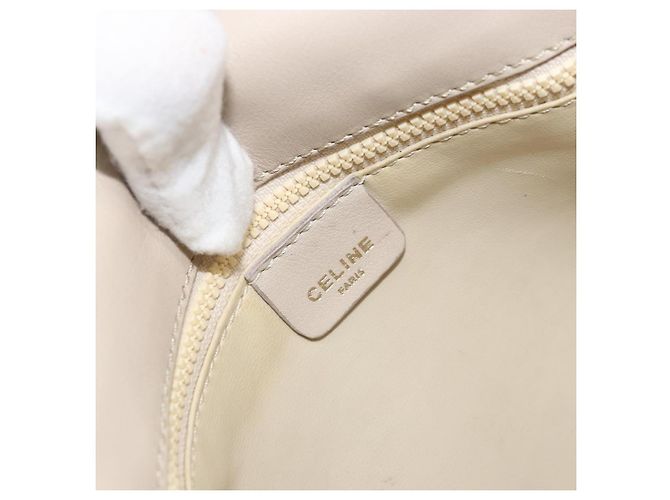 Céline CELINE Shoulder Bag Leather Beige Gold - vista 17