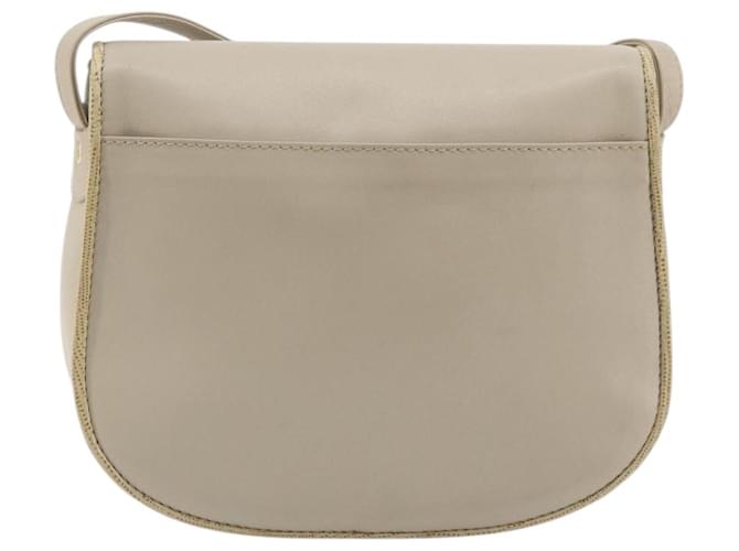 Céline CELINE Shoulder Bag Leather Beige Gold - vista 3