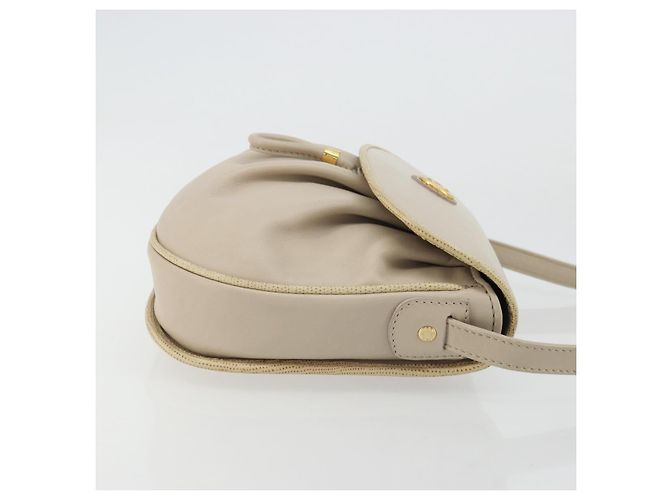 Céline CELINE Shoulder Bag Leather Beige Gold - vista 4