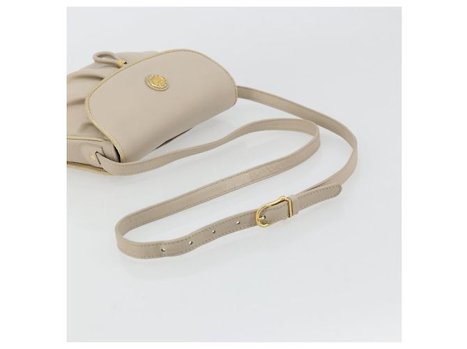 Céline CELINE Shoulder Bag Leather Beige Gold - vista 7