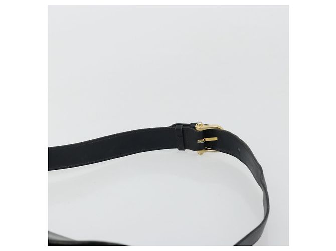 Céline CELINE Horse Carriage Shoulder Bag Leather Navy Gold - vista 8