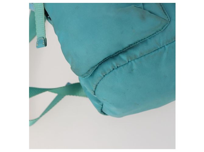 PRADA Rucksack Nylon Hellblau Silber - Ansicht 13