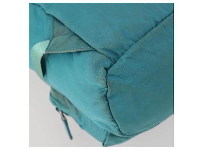 PRADA Rucksack Nylon Hellblau Silber - Ansicht 15