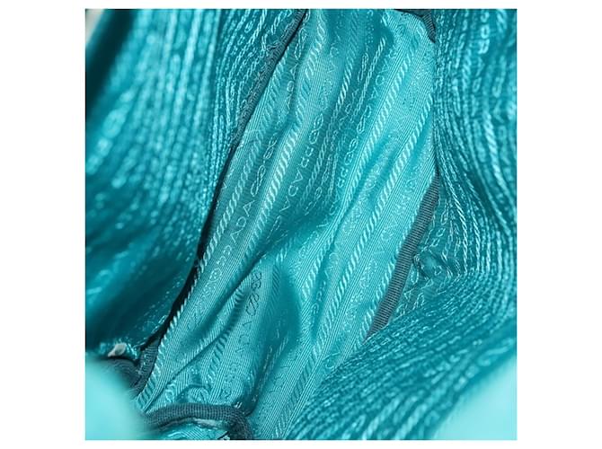 PRADA Rucksack Nylon Hellblau Silber - Ansicht 20