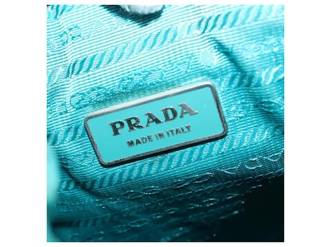 PRADA Rucksack Nylon Hellblau Silber - Ansicht 23