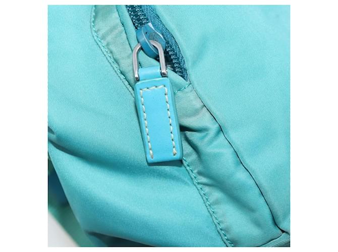 PRADA Rucksack Nylon Hellblau Silber - Ansicht 24