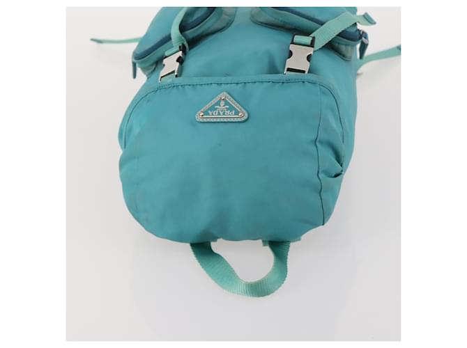 PRADA Rucksack Nylon Hellblau Silber - Ansicht 6