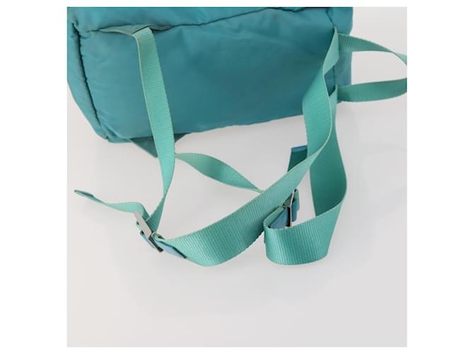 PRADA Rucksack Nylon Hellblau Silber - Ansicht 9