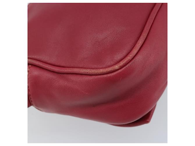 PRADA Shoulder Bag Leather Pink - vista 13