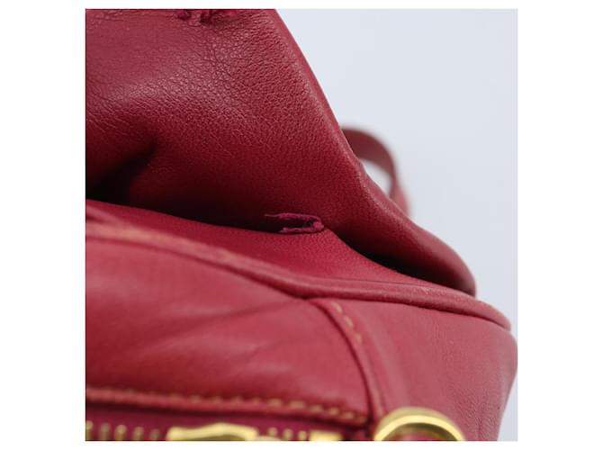 PRADA Shoulder Bag Leather Pink - vista 17