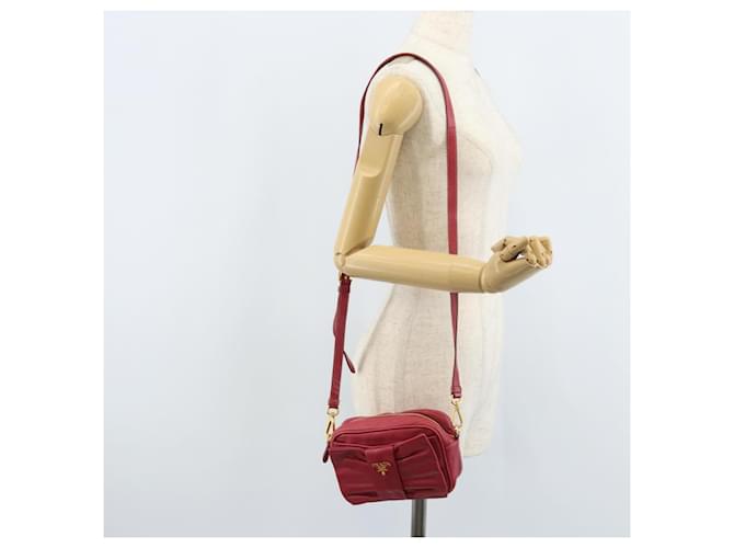 PRADA Shoulder Bag Leather Pink - vista 24