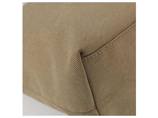 PRADA Tote Bag Canvas Beige Gold - vista 11