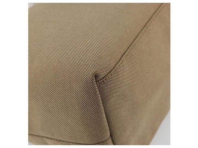 PRADA Tote Bag Canvas Beige Gold - vista 13