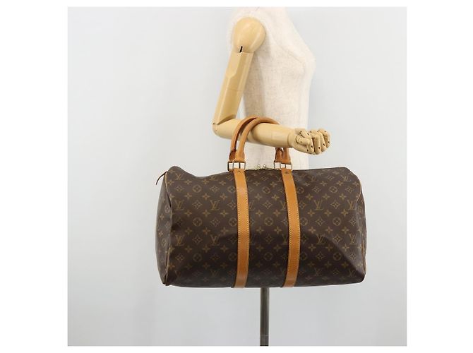 LOUIS VUITTON Monogram Keepall 45 Boston Bag M41428 LV - vista 22