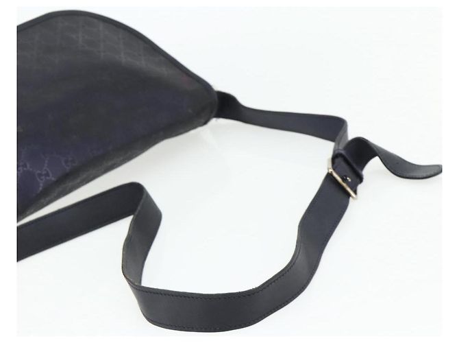 GUCCI GG Implementation Shoulder Bag PVC Purple Silver 201732 - vista 7