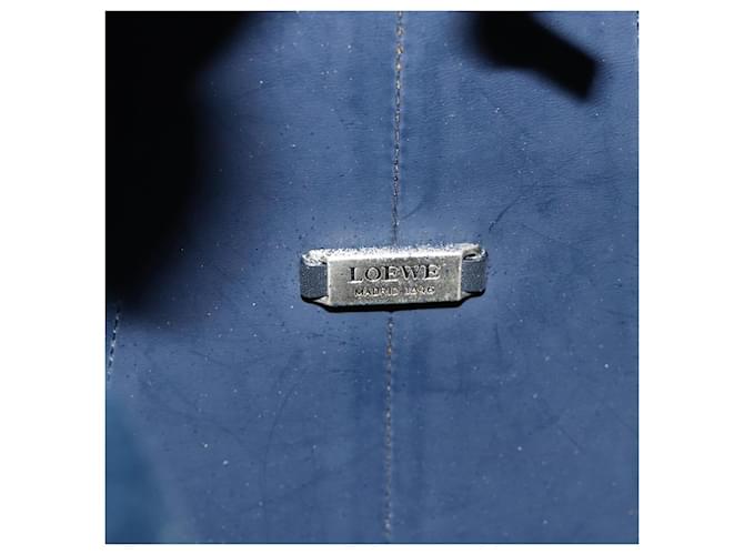 LOEWE Shoulder Bag Canvas Navy Silver - vista 17