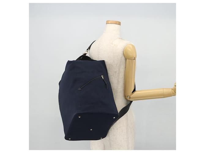 LOEWE Shoulder Bag Canvas Navy Silver - vista 20