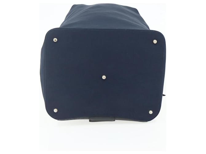 LOEWE Shoulder Bag Canvas Navy Silver - vista 5