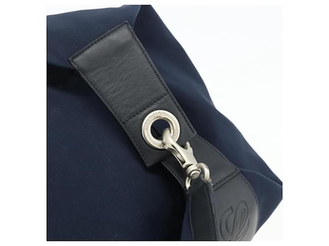 LOEWE Shoulder Bag Canvas Navy Silver - vista 6