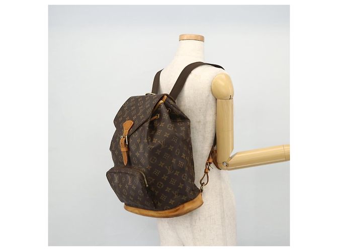 LOUIS VUITTON Monogram Montsouris GM Backpack M51135 LV - vista 25