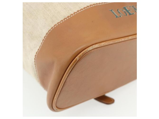 LOEWE Purse Shoulder Bag Canvas Beige Gold - vista 14