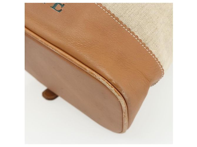 LOEWE Purse Shoulder Bag Canvas Beige Gold - vista 9