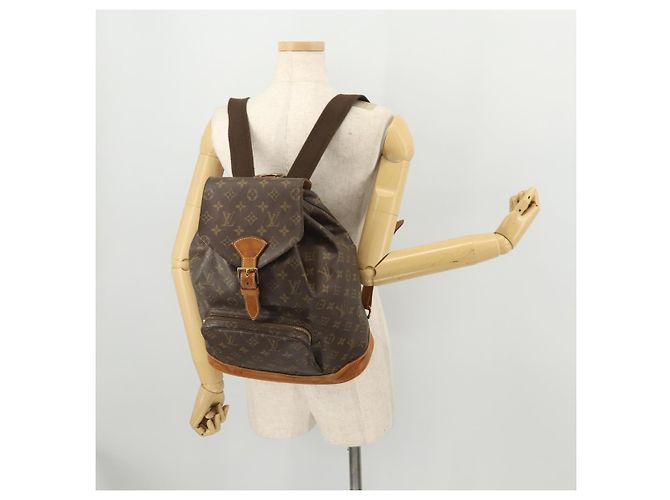 LOUIS VUITTON Monogram Montsouris GM Backpack M51135 LV - vista 29