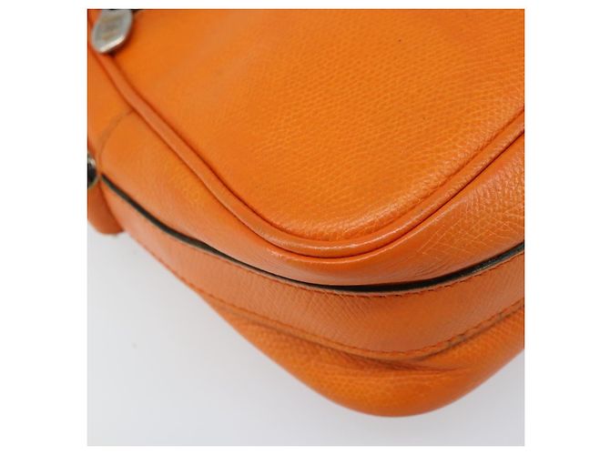 Céline CELINE Shoulder Bag Leather Orange Gold - vista 11