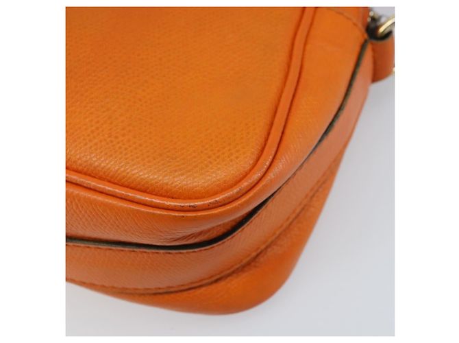 Céline CELINE Shoulder Bag Leather Orange Gold - vista 12
