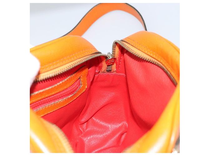 Céline CELINE Shoulder Bag Leather Orange Gold - vista 18