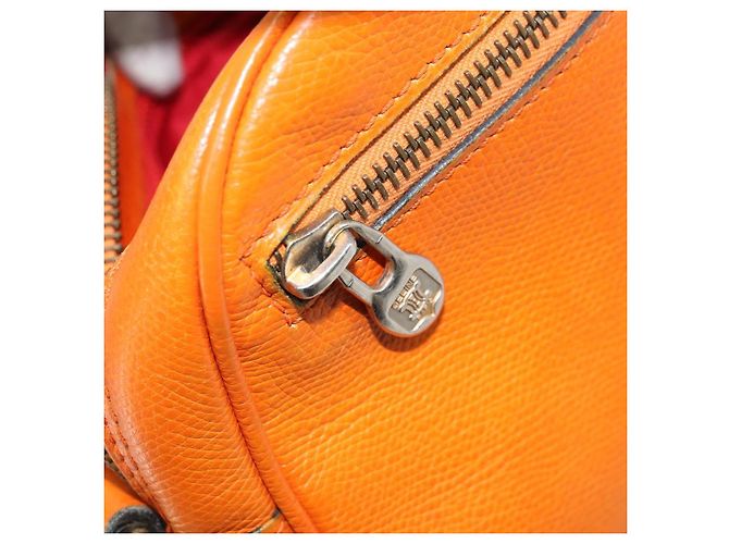 Céline CELINE Shoulder Bag Leather Orange Gold - vista 22