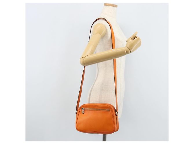 Céline CELINE Shoulder Bag Leather Orange Gold - vista 25