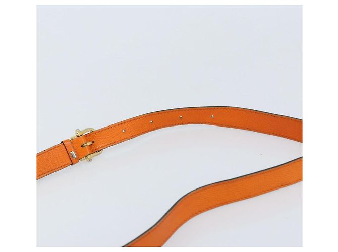 Céline CELINE Shoulder Bag Leather Orange Gold - vista 8