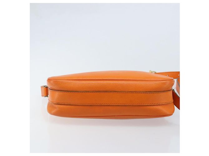 Céline CELINE Shoulder Bag Leather Orange Gold - vista 9
