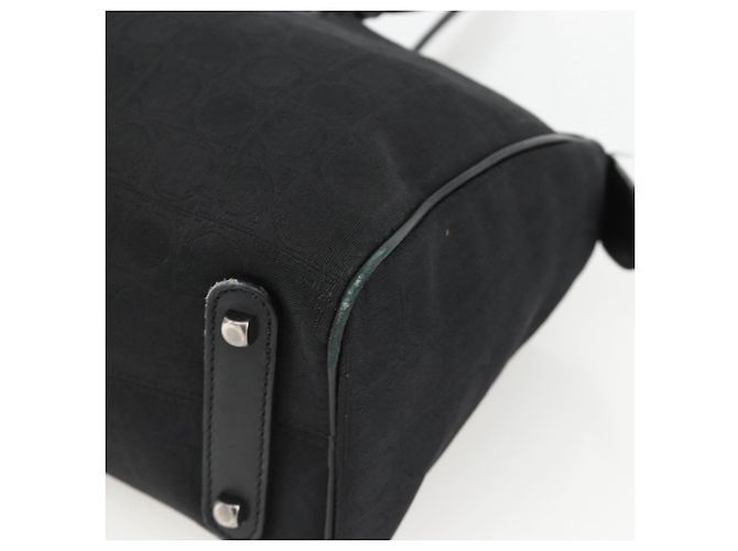Salvatore Ferragamo Shoulder Bag Canvas Black Silver - vista 10