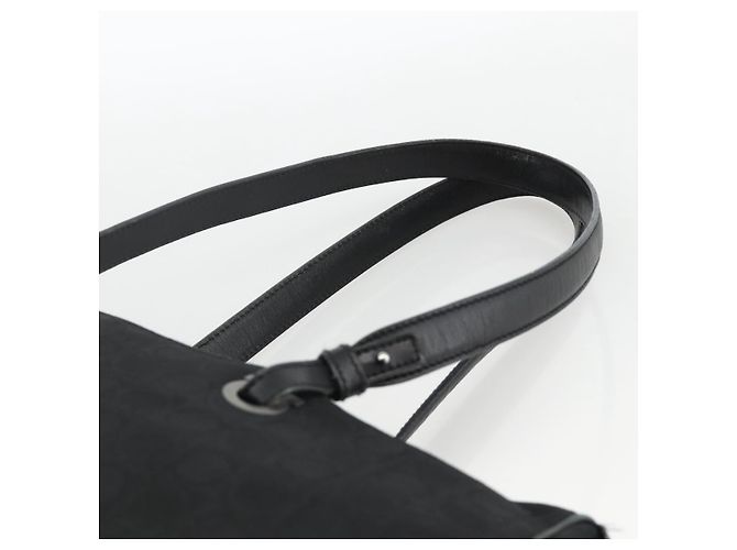 Salvatore Ferragamo Shoulder Bag Canvas Black Silver - vista 8