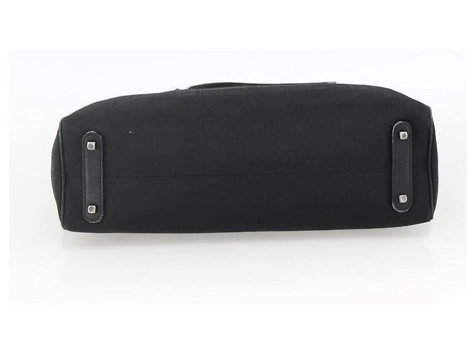 Salvatore Ferragamo Shoulder Bag Canvas Black Silver - vista 9