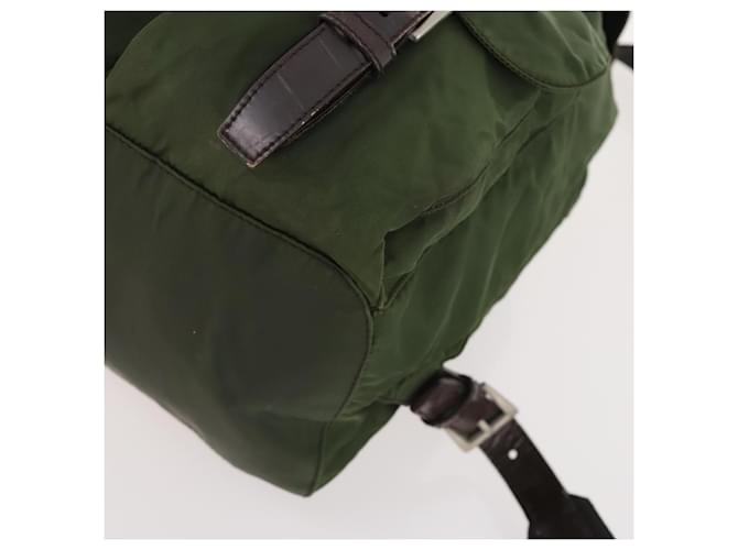 PRADA Backpack Nylon Khaki Silver - vista 16