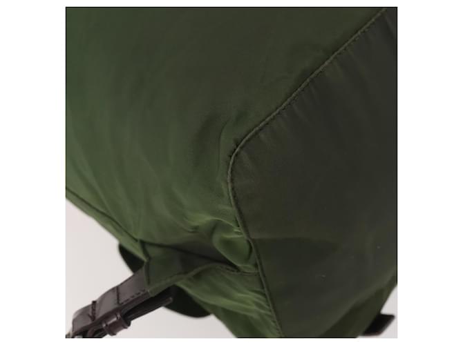 PRADA Backpack Nylon Khaki Silver - vista 19