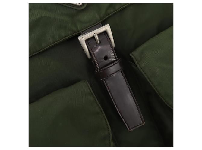 PRADA Backpack Nylon Khaki Silver - vista 21