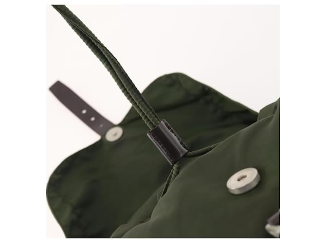 PRADA Backpack Nylon Khaki Silver - vista 22