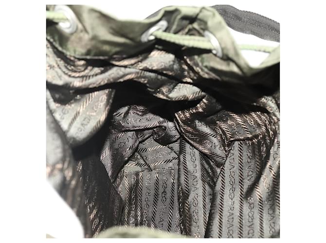 PRADA Backpack Nylon Khaki Silver - vista 23