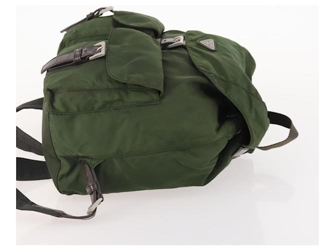 PRADA Backpack Nylon Khaki Silver - vista 3