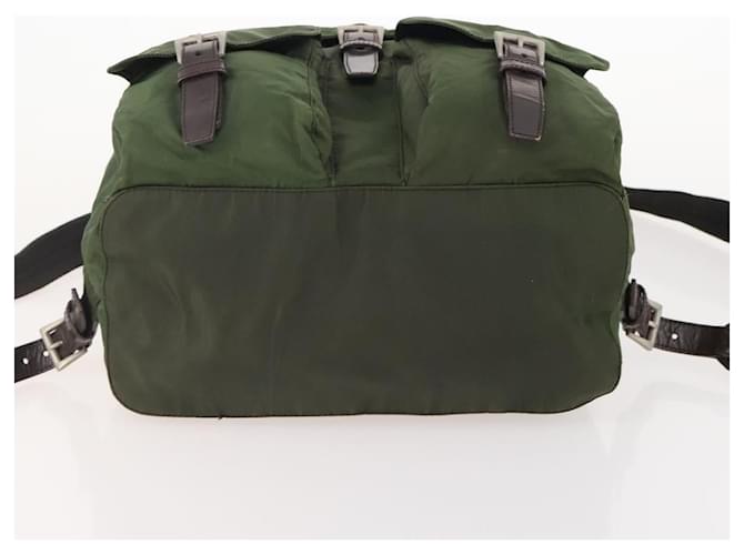 PRADA Backpack Nylon Khaki Silver - vista 5