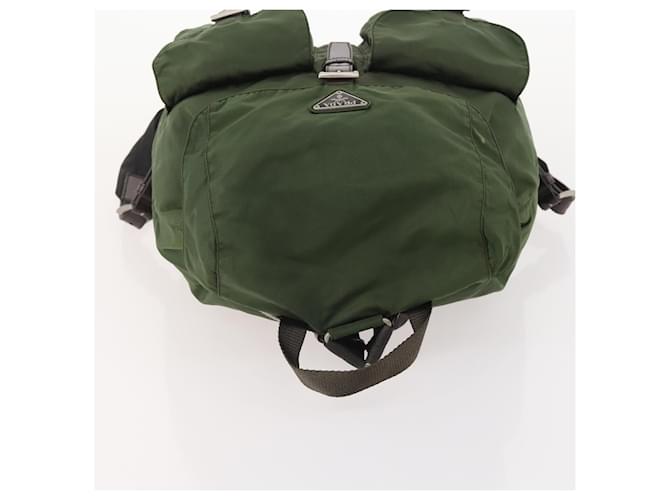 PRADA Backpack Nylon Khaki Silver - vista 6