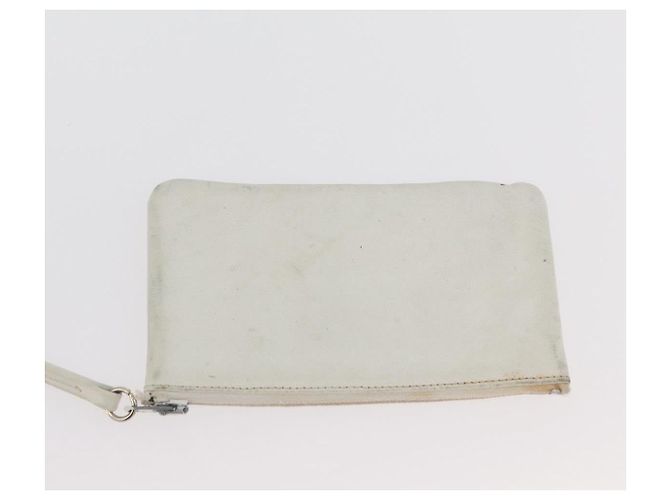 CHANEL Matelasse Drawstring Chain Shoulder Bag Leather Beige Gold CC - vista 22