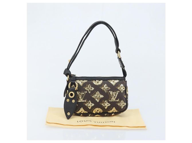 LOUIS VUITTON Eclipse Sequins Mini Pochette Accessoires M60125 LV - vista 12
