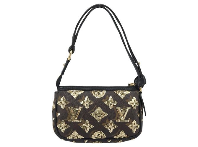 LOUIS VUITTON Eclipse Sequins Mini Pochette Accessoires M60125 LV - vista 2