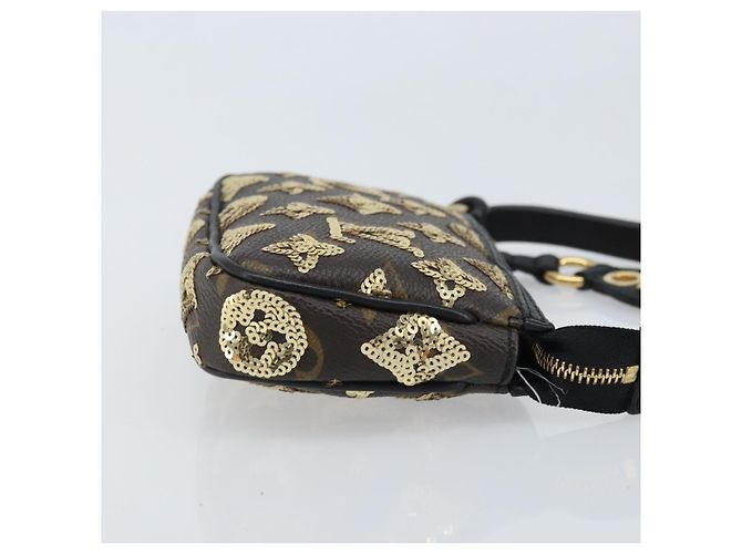 LOUIS VUITTON Eclipse Sequins Mini Pochette Accessoires M60125 LV - vista 3